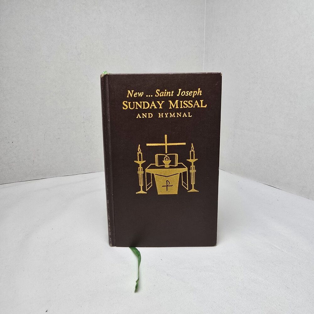 Saint Joseph Sunday Missal & Hymnal 1966 Catholic Book Publishing CO T-820 VTG